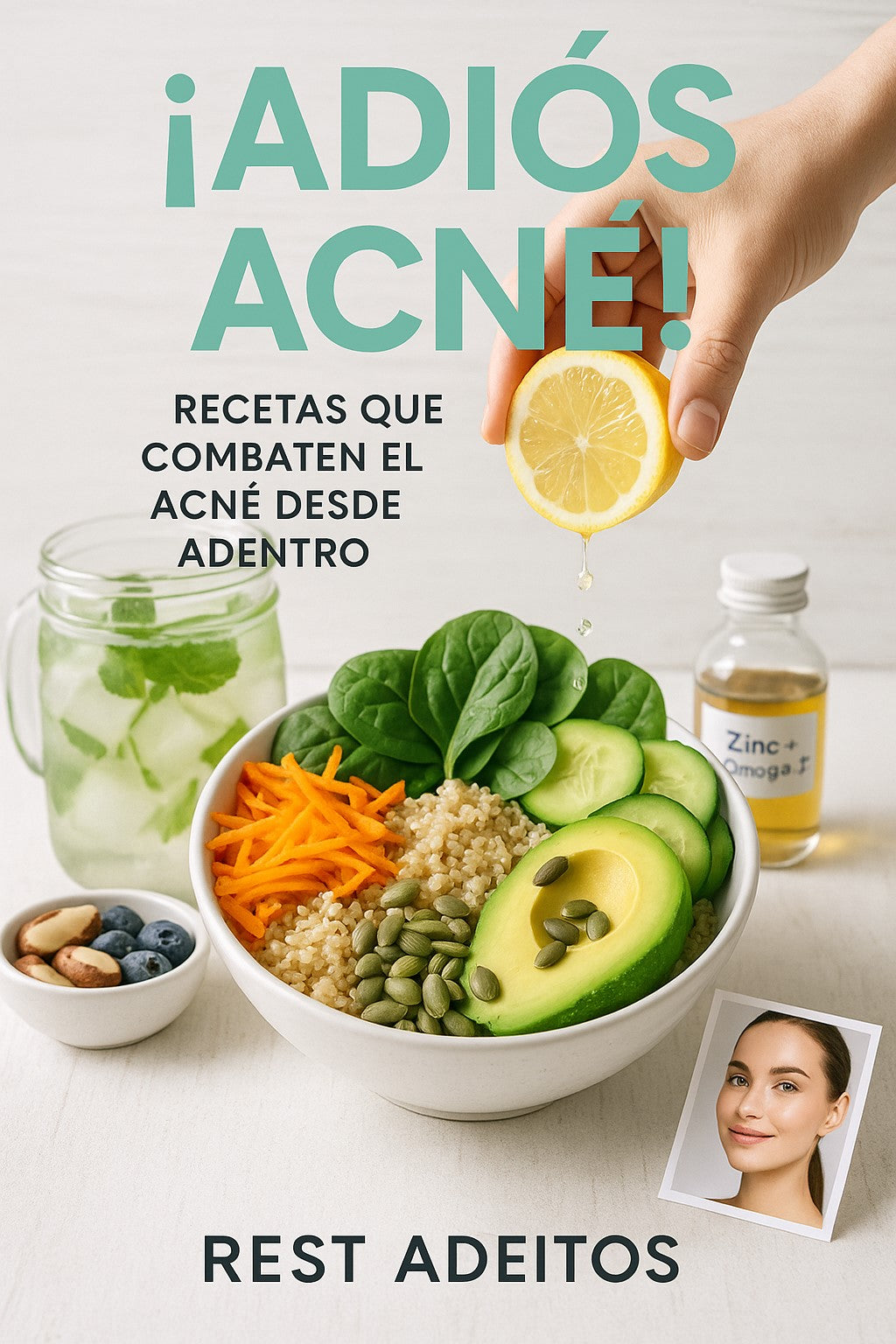 ¡Adiós Acné! – 250 recetas para una piel limpia de dentro hacia afuera