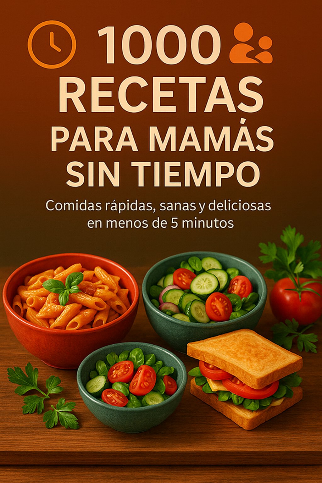 Cocina fácil para mamás sin tiempo – 1000 recetas rápidas, caseras y deliciosas